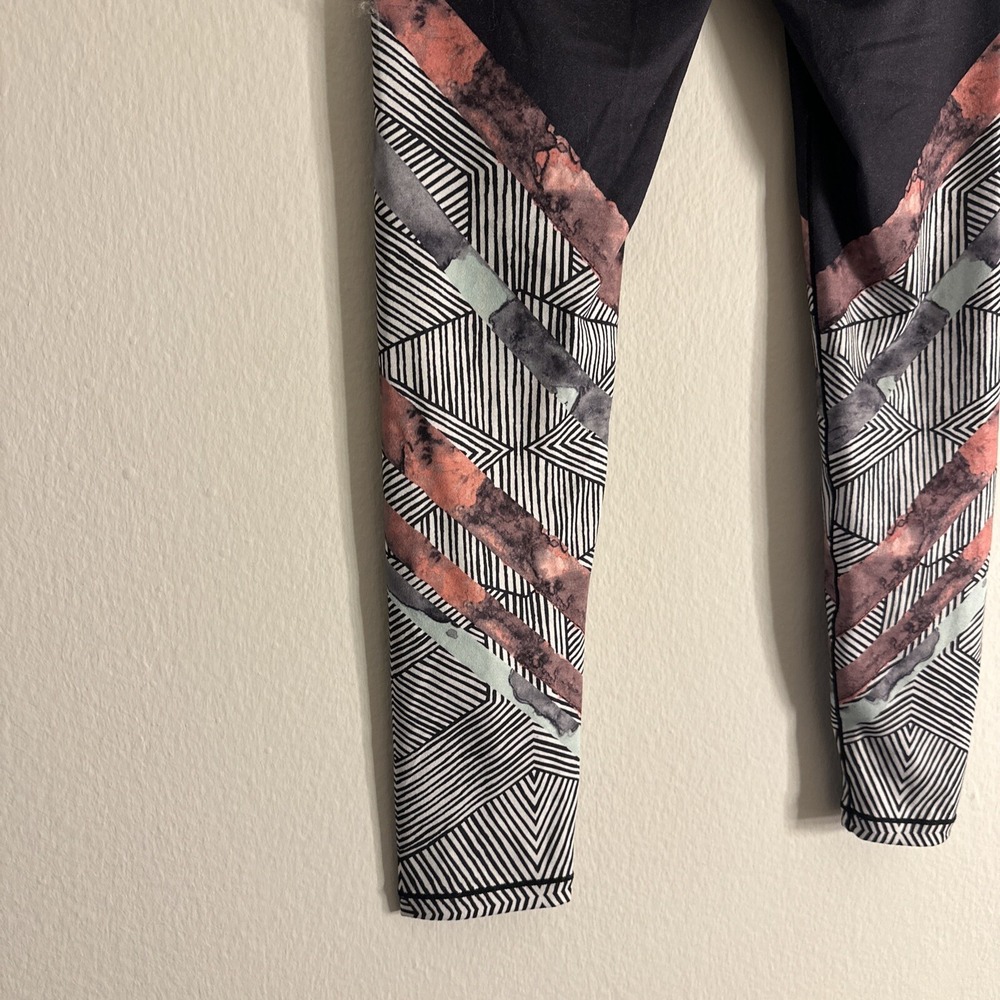 prAna Leggings Womens XS Gray Colorblock Pants Active Yoga Gym Running Gorpcore - Picture 2 of 13